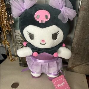 Sanrio Kuromi Plush - Black and Lavender